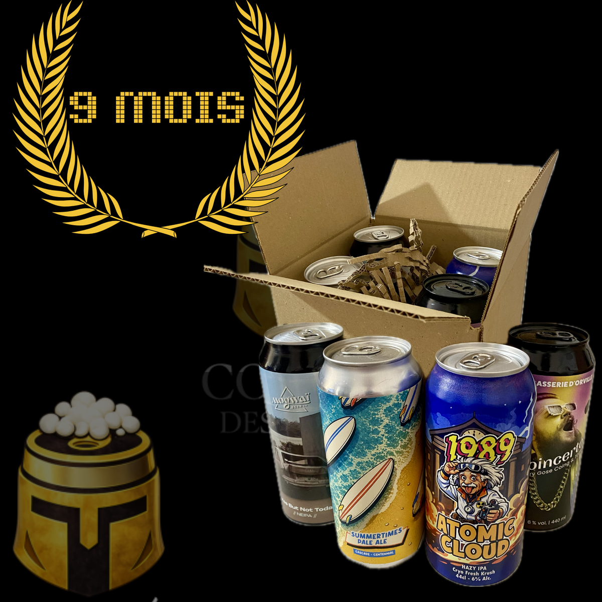 Colisée Box 44cl - Abonnement 9 mois