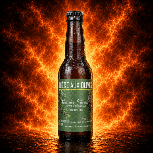 Bière aux Olives - O Mas des Oliviers