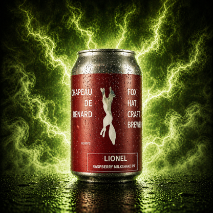Lionel Raspberry Milkshake IPA - Fox Hat Craft Brewery