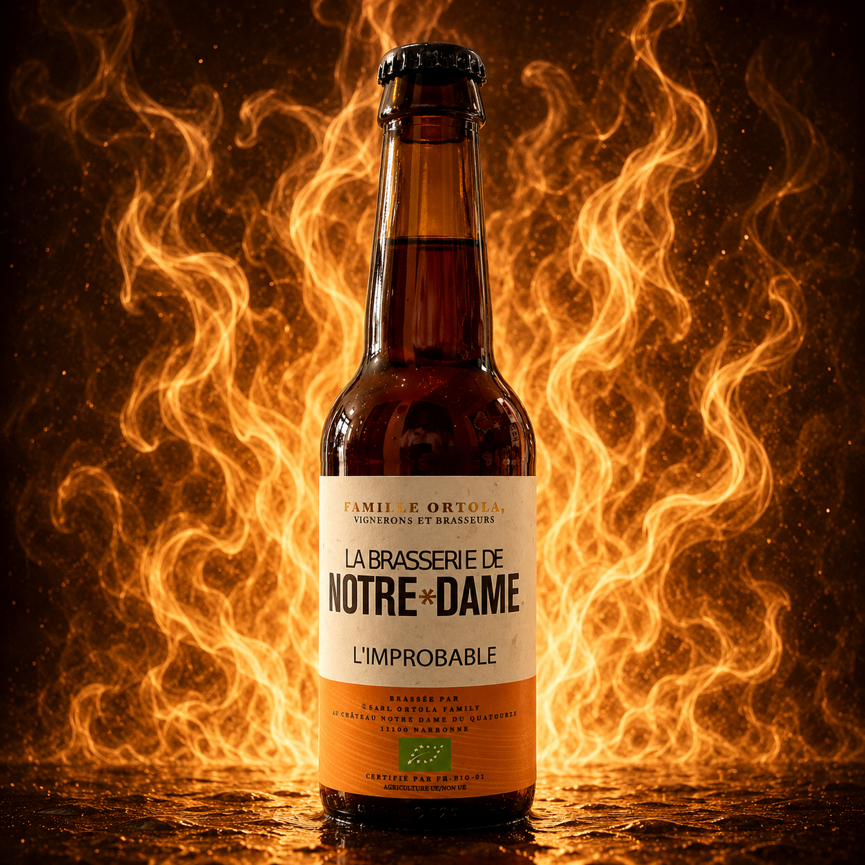 L'improbable - Ambrée bio - Brasserie Notre Dame