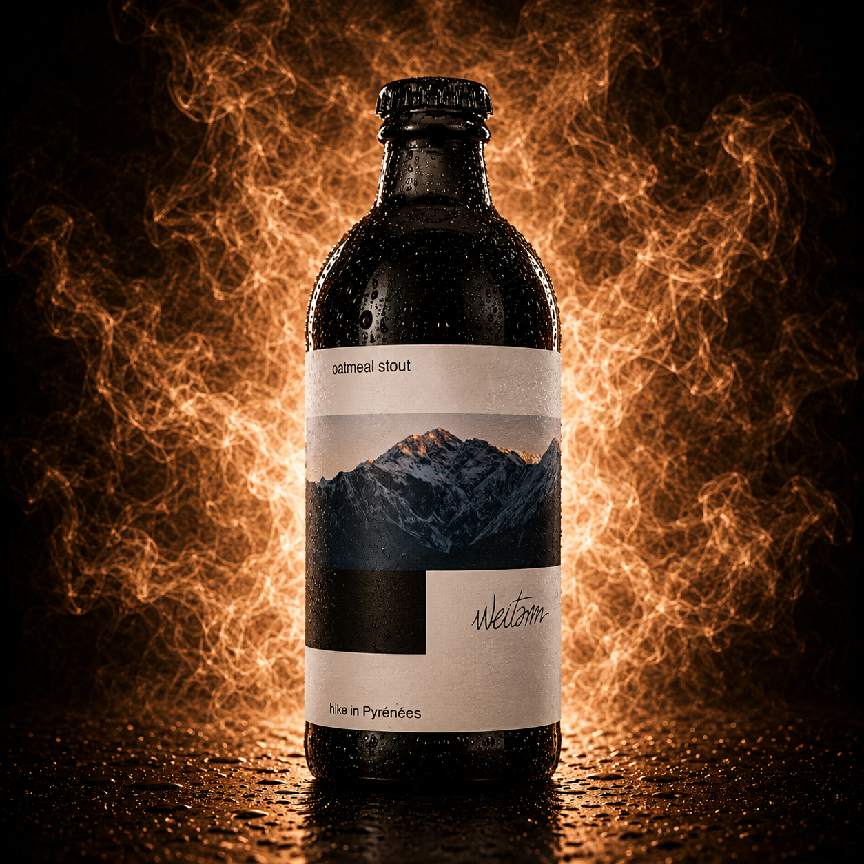 Hike in Pyrénées - Oatmeal stout - Weitam