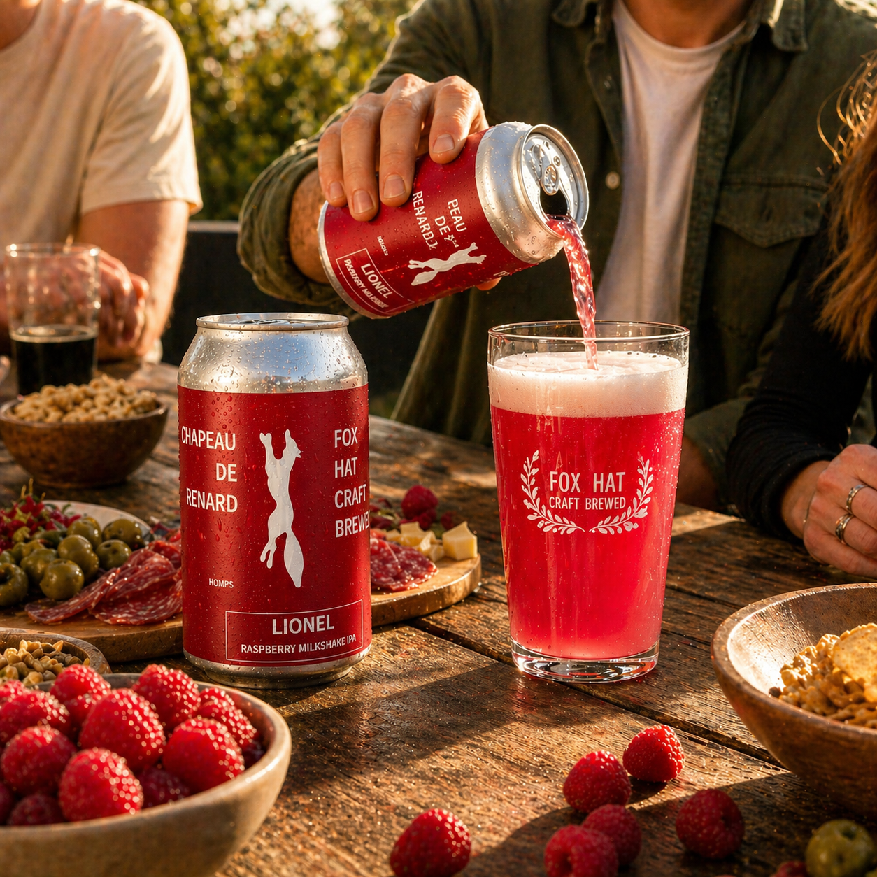 Lionel Raspberry Milkshake IPA - Fox Hat Craft Brewery